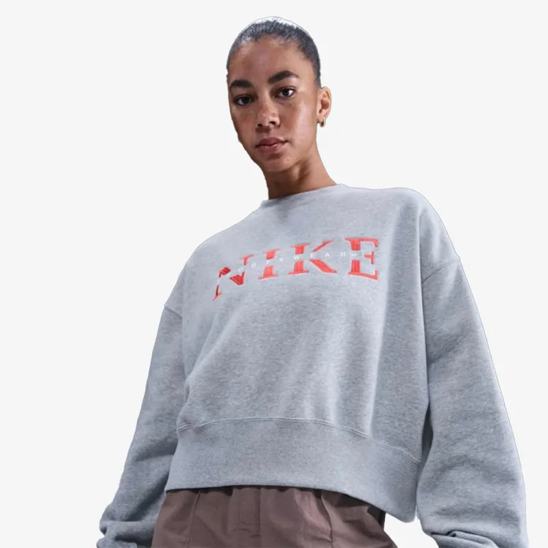 Nike Majica dugih rukava W NSW PHNX FLC CREW GLS 