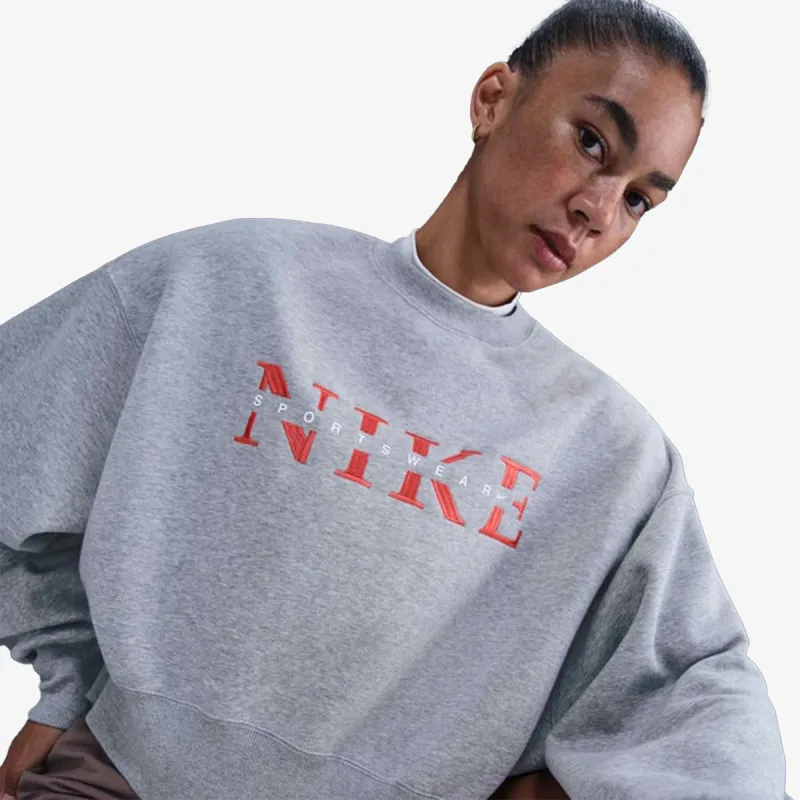 Nike Majica dugih rukava W NSW PHNX FLC CREW GLS 