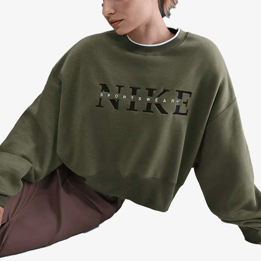 Nike Dukserica W NSW PHNX FLC CREW GLS 