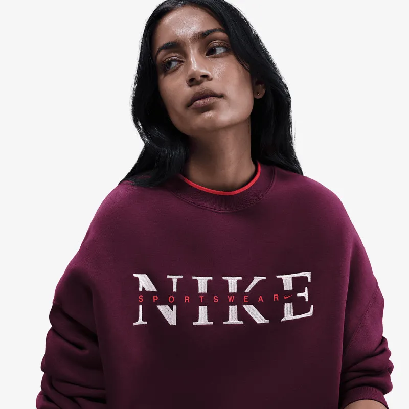 Nike Majica W NSW PHNX FLC CREW GLS 