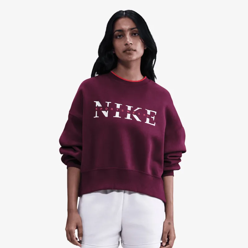 Nike Majica W NSW PHNX FLC CREW GLS 