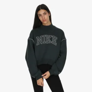 Nike Dukserica W NSW PHNX FLC LOGO MOCK NECK 