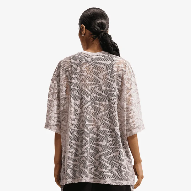 Nike Majica W NK CHILL WVN LACE JERSEY 