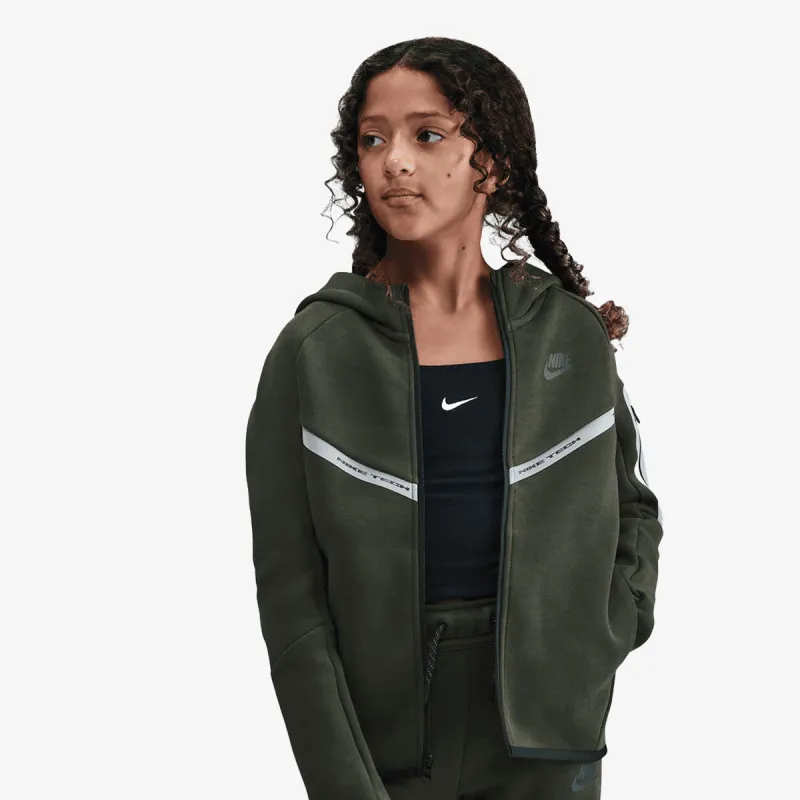 Nike Dukserica B NSW TCH FLC FZ REFLECT 