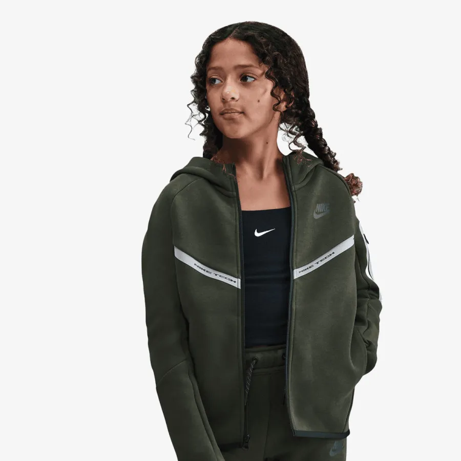 Nike Dukserica B NSW TCH FLC FZ REFLECT 