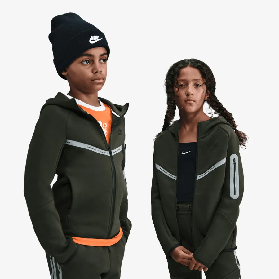 Nike Dukserica B NSW TCH FLC FZ REFLECT 