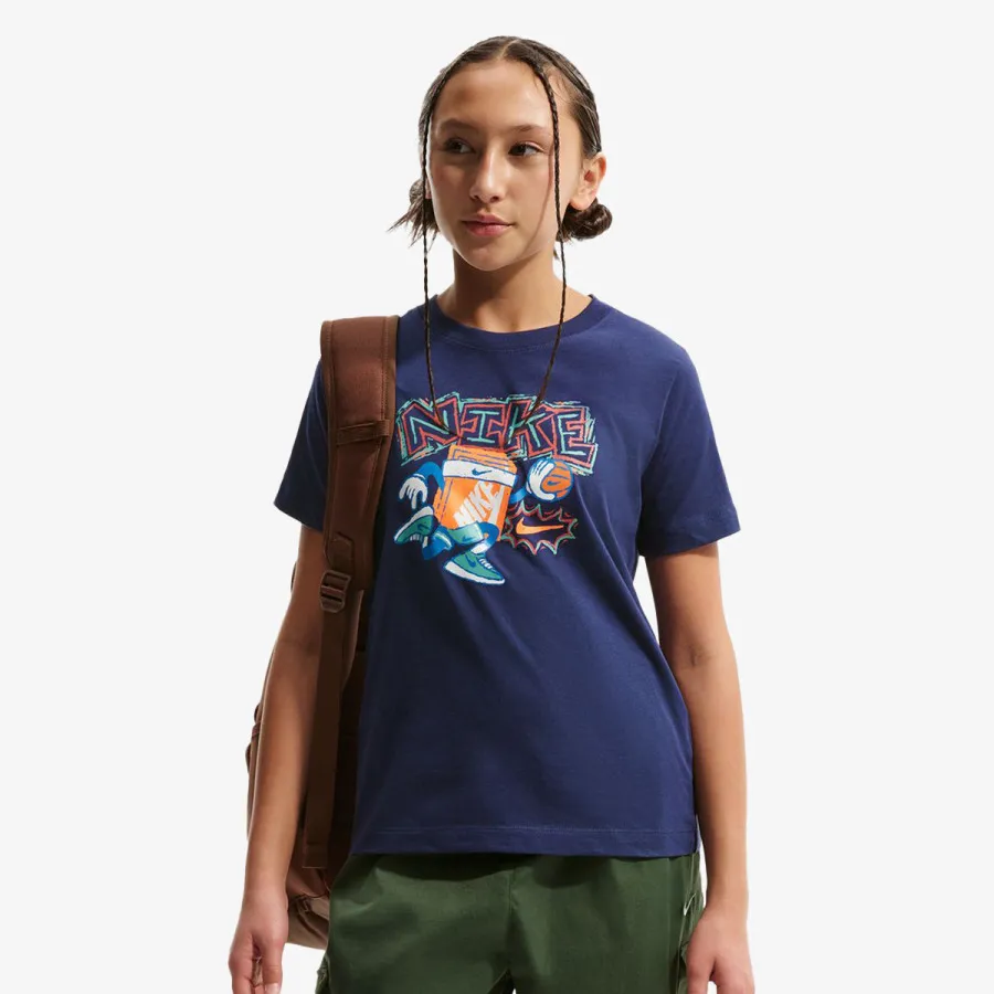 Nike Majica K NSW  TEE BOXY HOOPS 