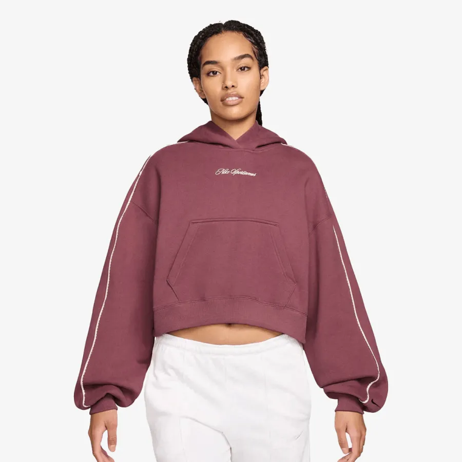Nike Dukserica W NK STDO FLC MW CRP SCLOP HDY 