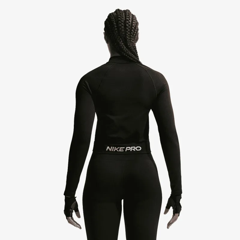 Nike Majica dugih rukava W NP DF SMLS FZ MIDLAYER WT 