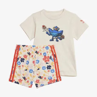adidas Šorc i majica Floral 