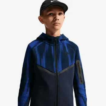 Nike Dukserica B NSW TCH FLC FZ AOP 