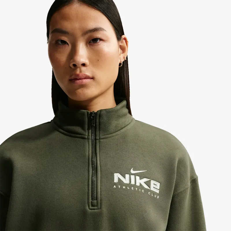 Nike Majica dugih rukava W NSW CLS+ FLC QZ TOP 