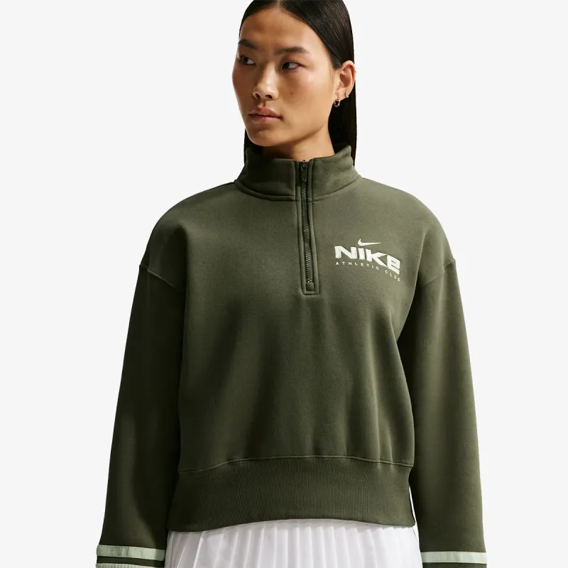 Nike Majica dugih rukava W NSW CLS+ FLC QZ TOP 