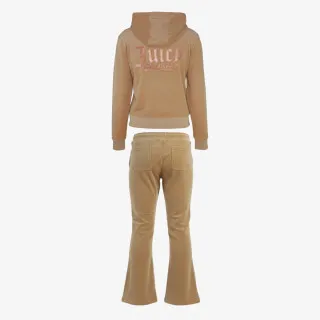Juicy Couture Trenerka ZIP THRU HOODIE AND BOOTCUT JOG SET 