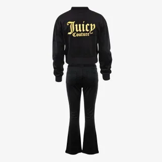 Juicy Couture Trenerka VELOUR BOMBER & BOOTCUT JOG SET 