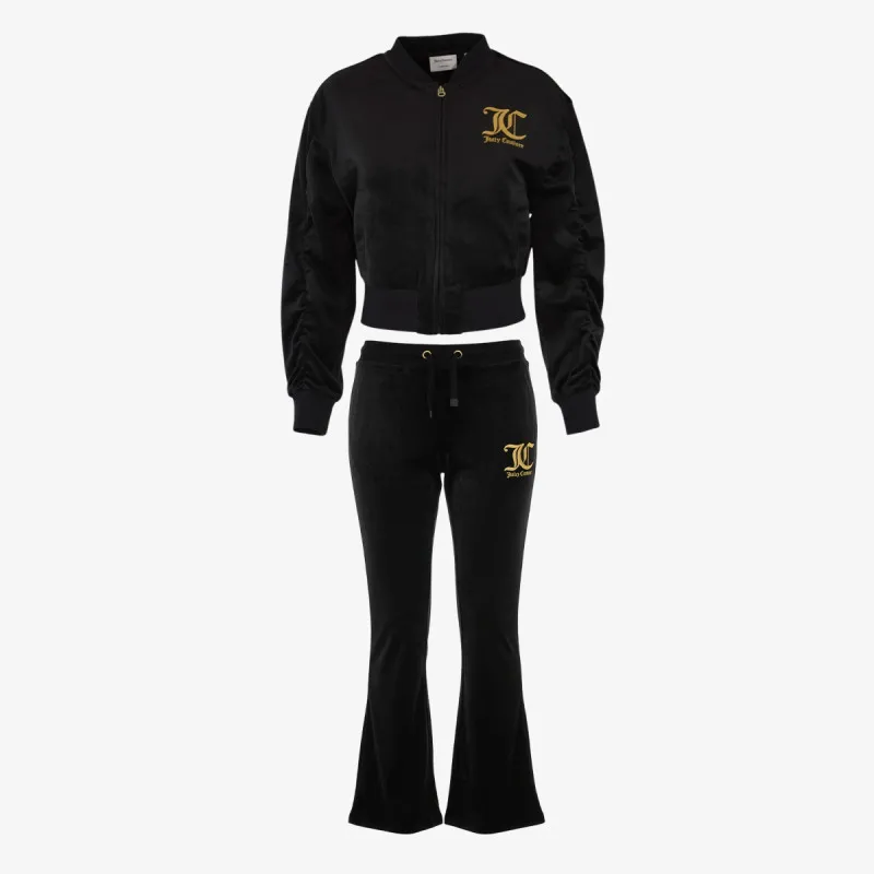 Juicy Couture Trenerka VELOUR BOMBER & BOOTCUT JOG SET 