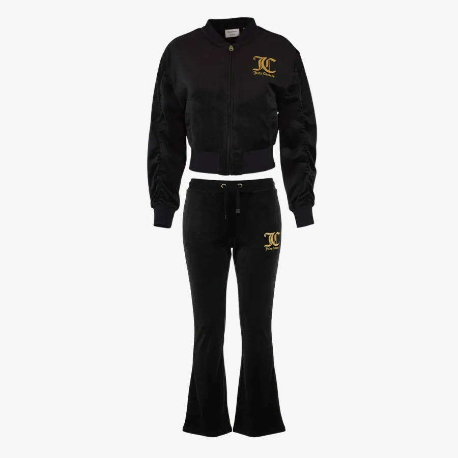 Juicy Couture Trenerka VELOUR BOMBER & BOOTCUT JOG SET 