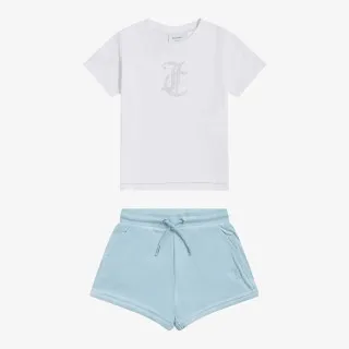 Juicy Couture Trenerka JC Logo Tee & Velour Short Set 