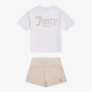 Juicy Couture Trenerka Oversize Tee & Velour Short Set 