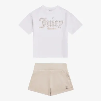 Juicy Couture Trenerka Oversize Tee & Velour Short Set 