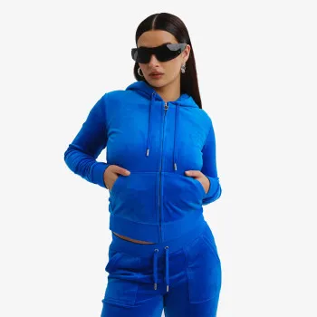 JUICY COUTURE Dukserica JUICY COUTURE Dukserica ZIP THROUGH HOODIE WITH  ZIP PULL &  JC 