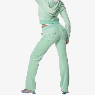 JUICY COUTURE Donji dio trenerke STRAIGHT LEG TRACK PANT WITH POCKET 