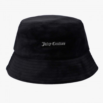 JUICY COUTURE Kapa Ellie Velour Bucket Hat 