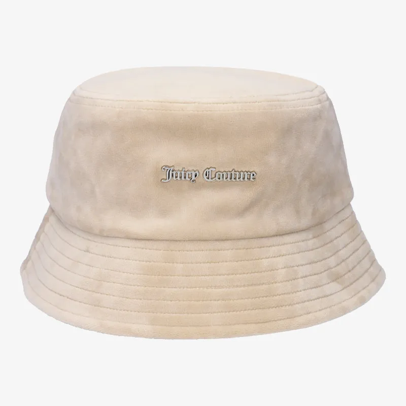 JUICY COUTURE Kapa ELLIE VELOUR BUCKET HAT 