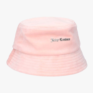 JUICY COUTURE Kapa Ellie Velour Bucket Hat 