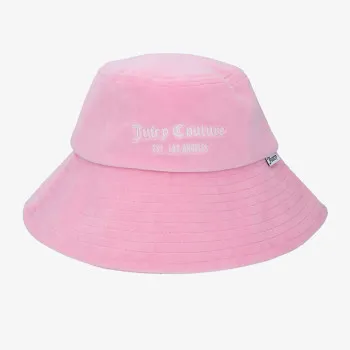 JUICY COUTURE Kapa JUICY COUTURE Kapa VELOUR LONG BRIM BUCKET HAT 