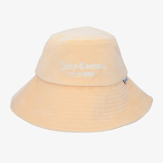 Juicy Couture Kapa VELOUR LONG BRIM BUCKET HAT 