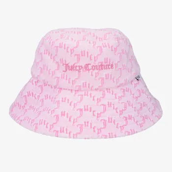 JUICY COUTURE Kapa TOWELLING LONG BRIM BUCKET HAT 