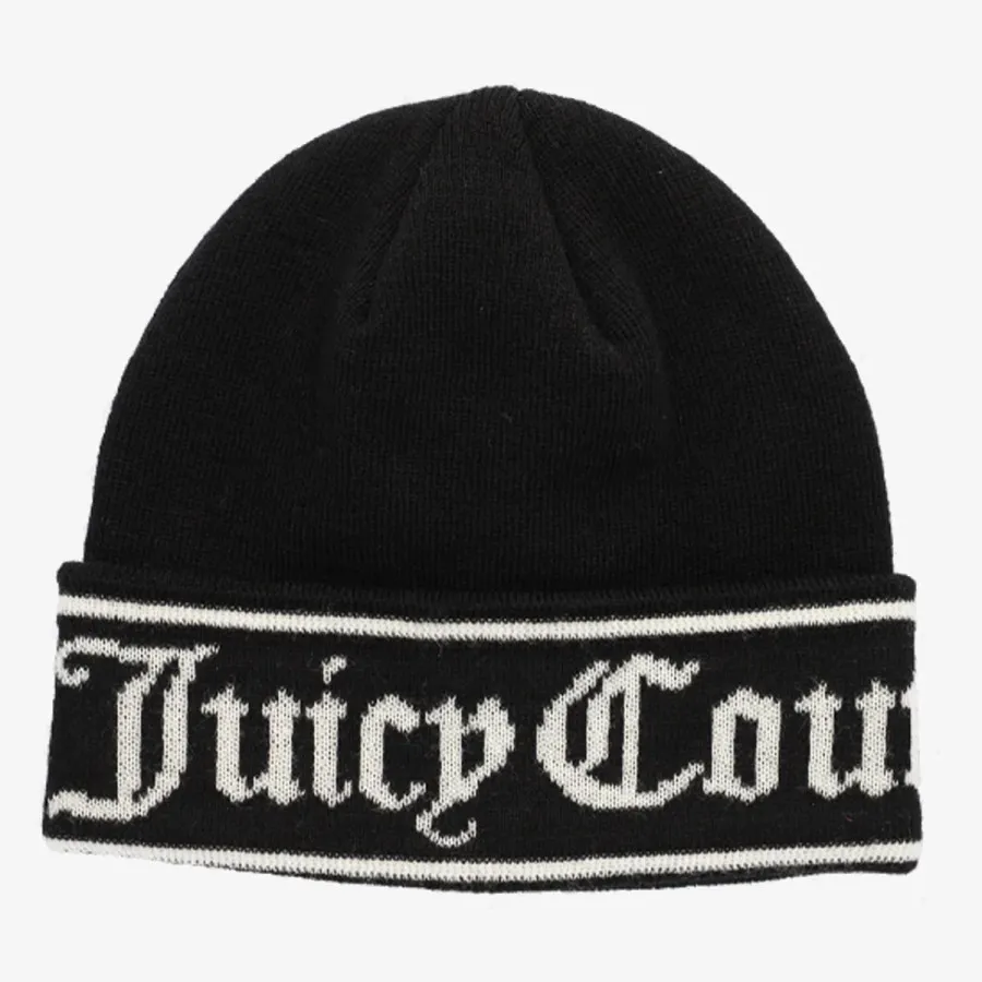 Juicy Couture Kapa INGRID FLAT KNIT BEANIE 