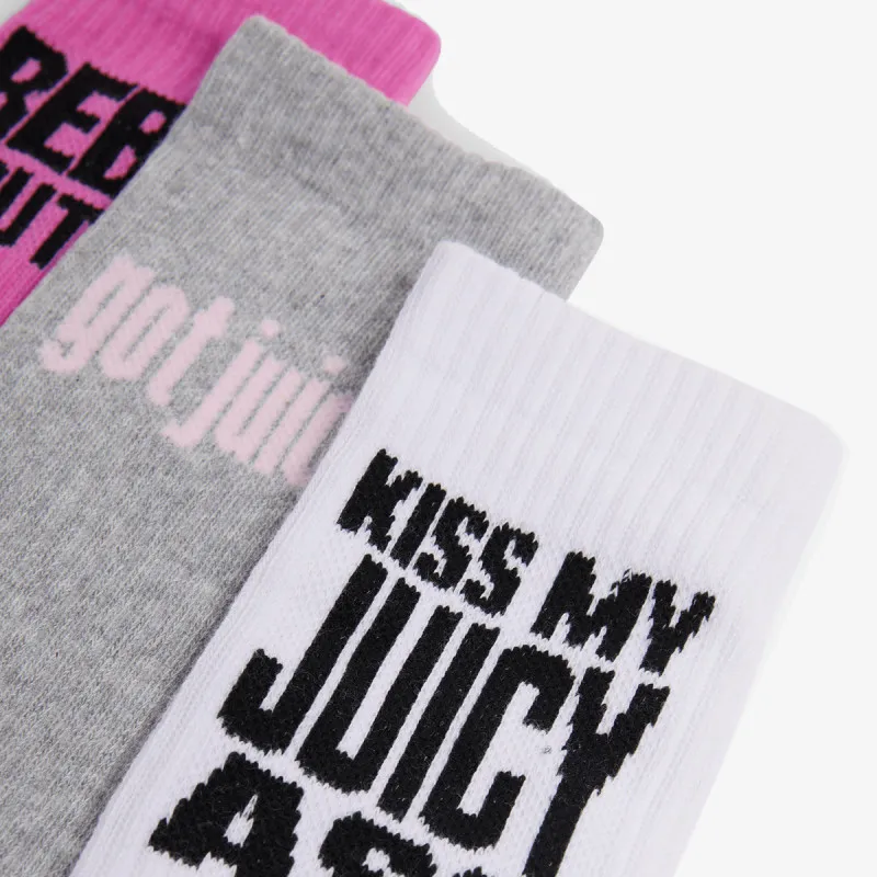 Juicy Couture Čarape SLOGAN SOCKS 