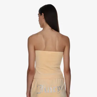 Juicy Couture Top Velaur Bandeau Boob Tube 