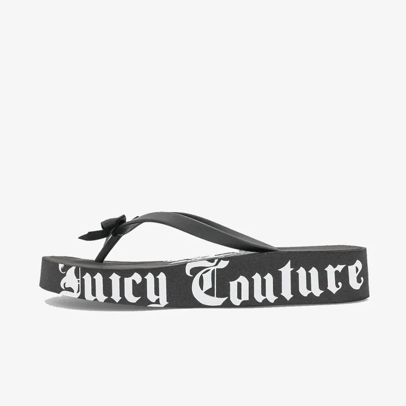 Juicy Couture Papuče HERITAGE CREST EVA WEDGE SLIDE 