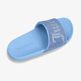 Juicy Couture Papuče DIAMANTE BRANDED SLIDE 