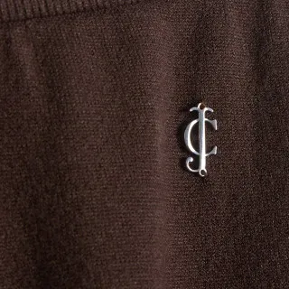 Juicy Couture Donji dio trenerke HERITAGE KNIT MID RISE WIDE LEG 