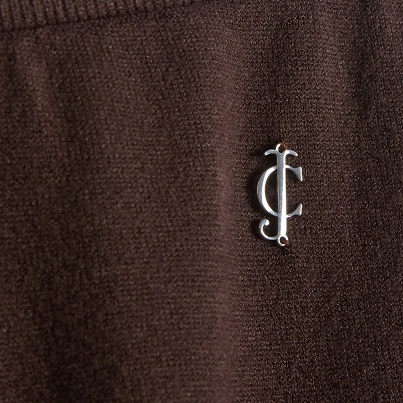 Juicy Couture Donji dio trenerke HERITAGE KNIT MID RISE WIDE LEG 