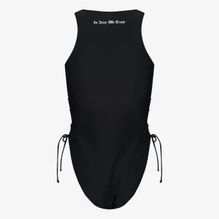 Juicy Couture Jednodijelni kupaći kostim Black Lattice One Piece 