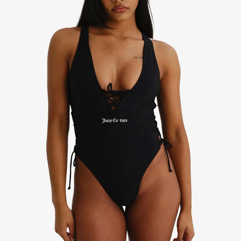 JUICY COUTURE Jednodijelni kupaći kostim ONE PIECE SWIMSUIT WITH LATTICE DETAIL 