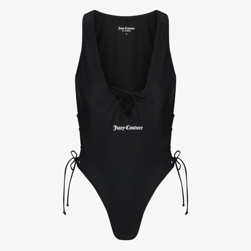 JUICY COUTURE Jednodijelni kupaći kostim ONE PIECE SWIMSUIT WITH LATTICE DETAIL 