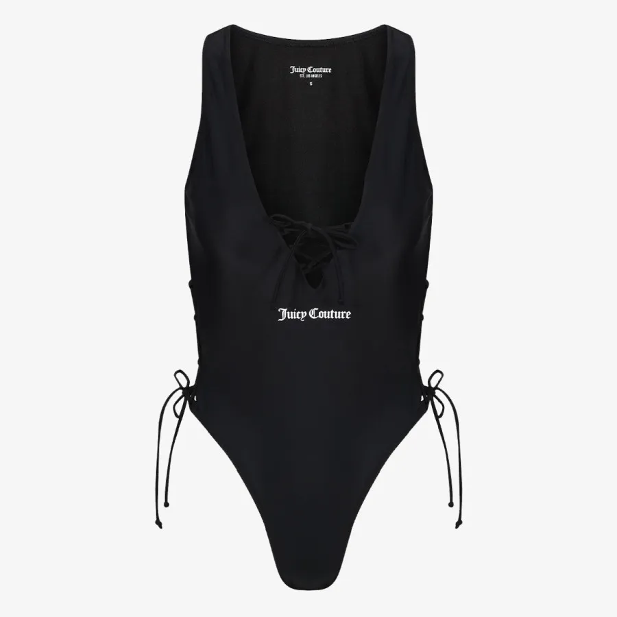 JUICY COUTURE Jednodijelni kupaći kostim ONE PIECE SWIMSUIT WITH LATTICE DETAIL 