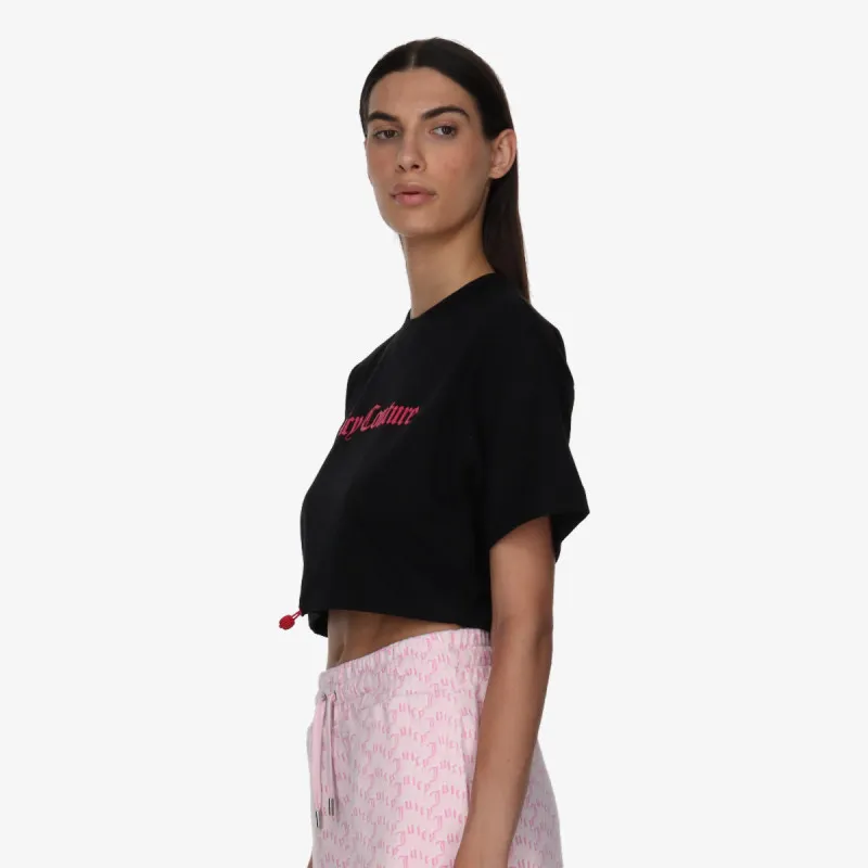JUICY COUTURE Majica FLOCKED CROPPED TEE 