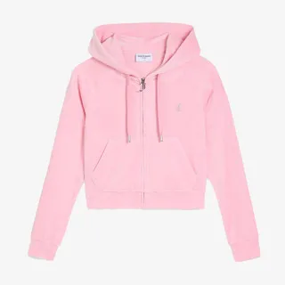 Juicy Couture Dukserica CLASSIC VELOUR HOODIE WITH JUICY  LOGO 