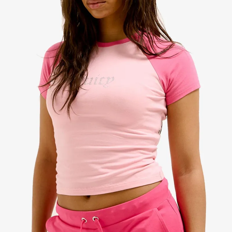 Juicy Couture Majica Contrast Raglan Baby 