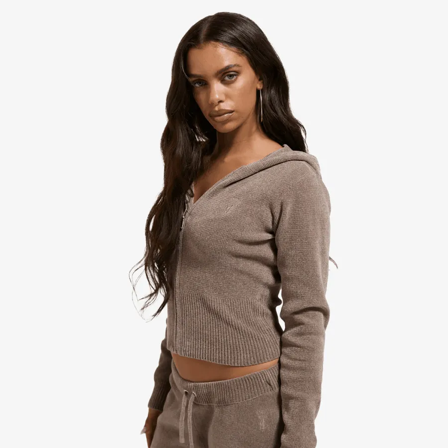 Juicy Couture Dukserica MAYA KNIT HOODI 