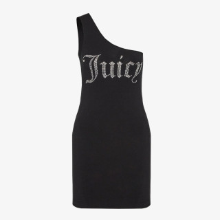 Juicy Couture Haljina ASYMMETRIC FITTED DRESS WITH DIAMANTE 