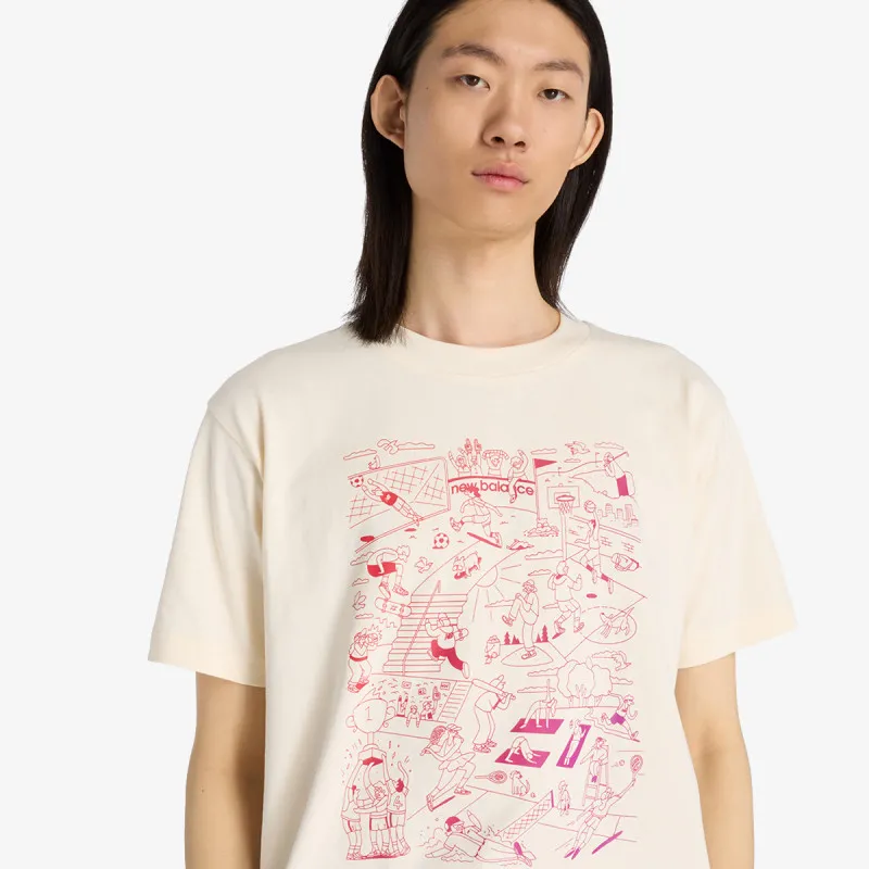 New Balance Majica S/S Top 