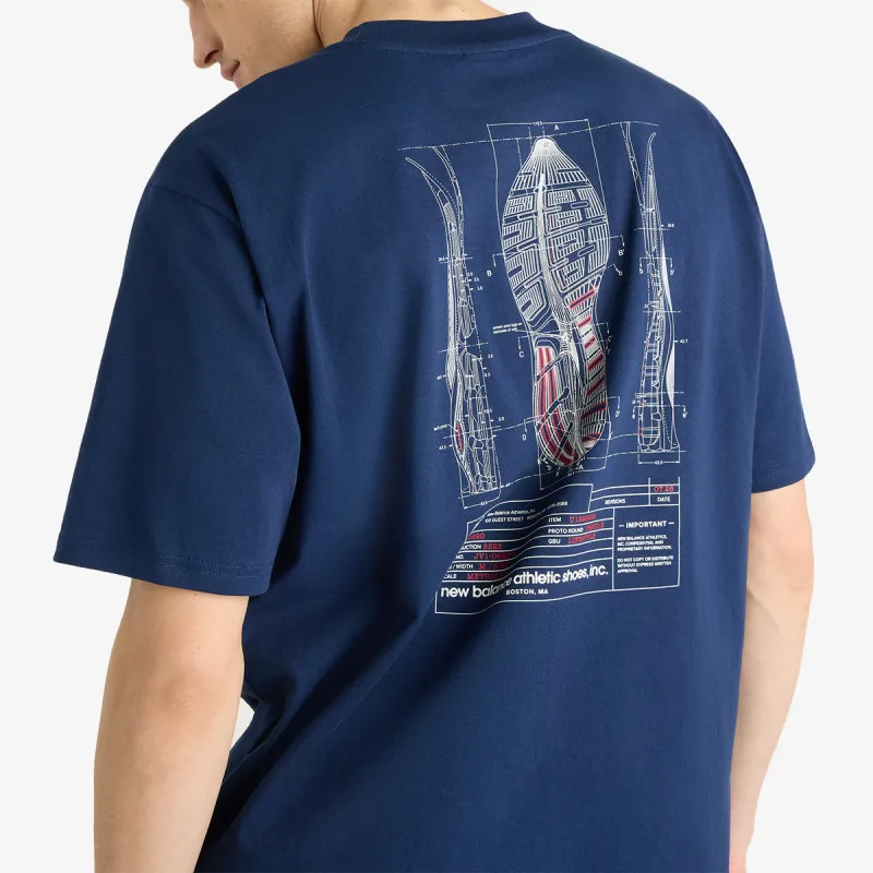 New Balance Majica Archive Blueprint T-Shirt 